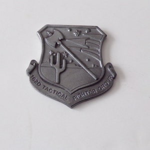 162 D Tactical Fighter Group Old USAF Medal Pocket Piece