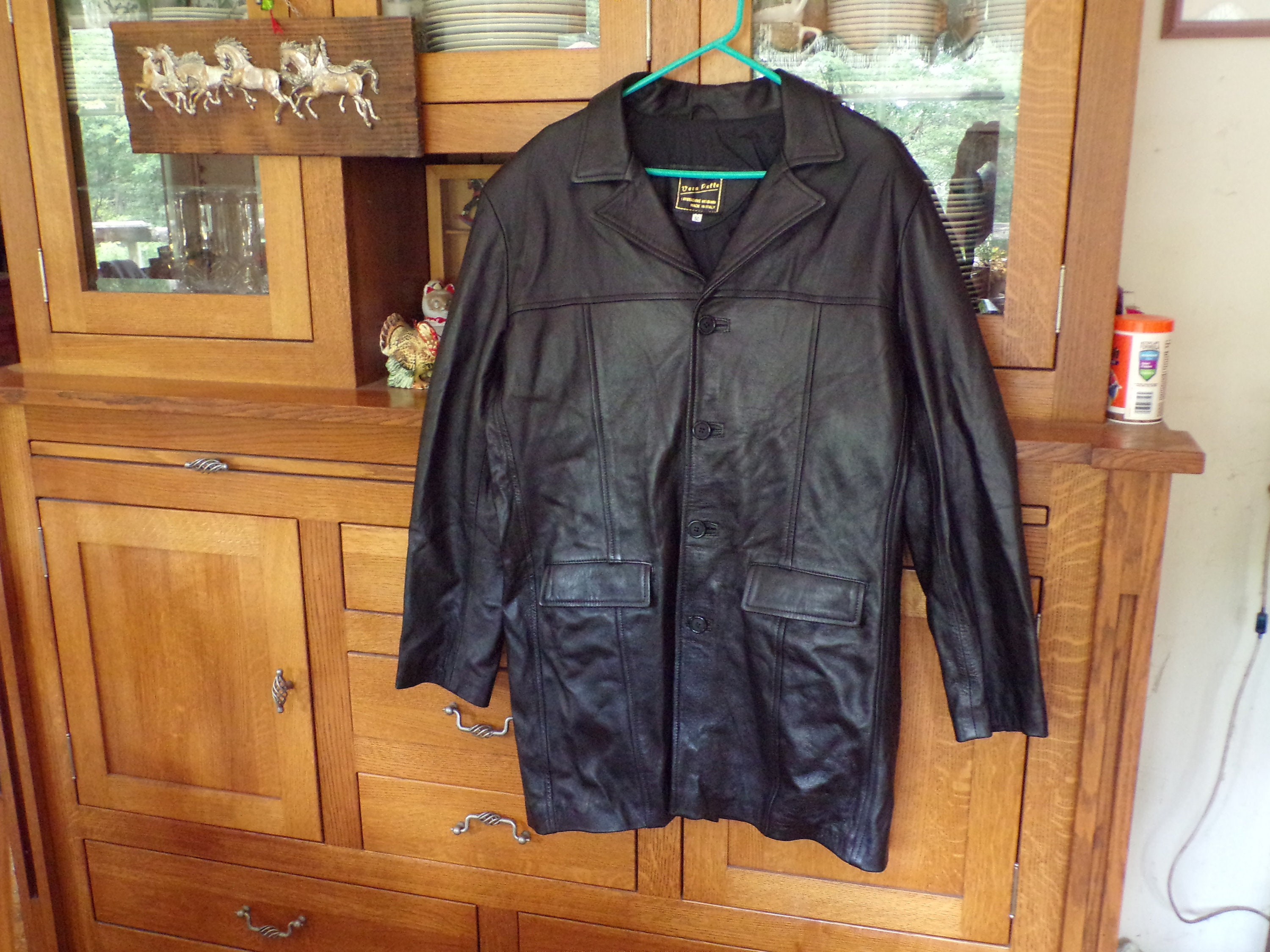 vera pelle leather jacket