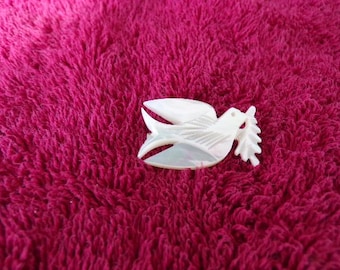 Mother of Pearl Dove Pin