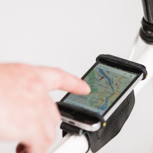 Bike Handlebar or Top Tube Phone Holder Mount image 1