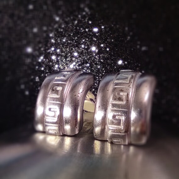 Silver Givenchy earrings Iconic logo Givenchy cli… - image 2