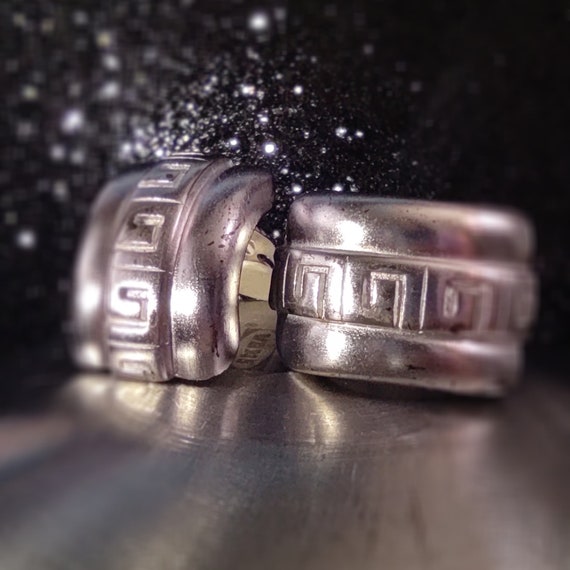 Silver Givenchy earrings Iconic logo Givenchy cli… - image 7