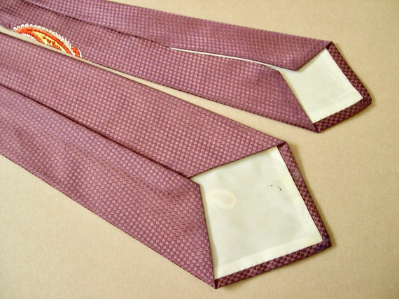Vintage necktie, 1930's-early 50's, 3 1/2" wide, … - image 5