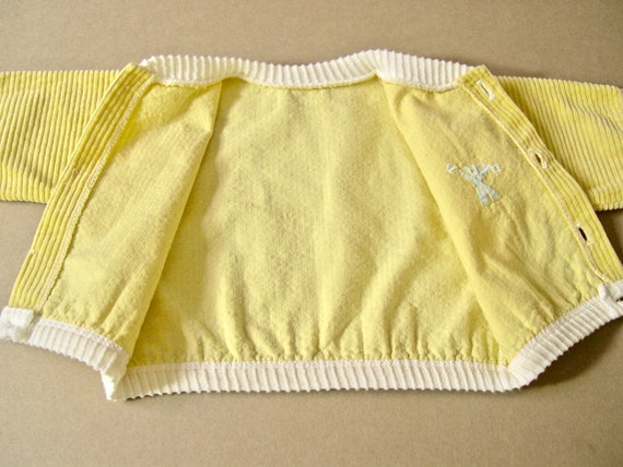 Vintage baby jacket, 1950's-60's, for a boy or un… - image 7