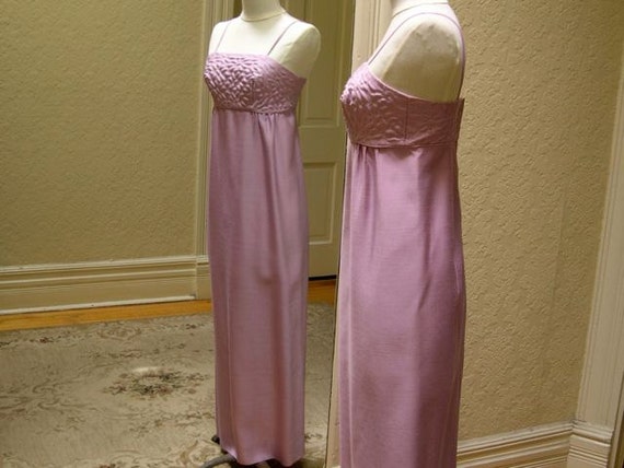 Vintage evening gown, formal, 1960's, lilac, two … - image 3