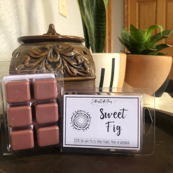 Sweet Fig Wax Melts | Soy Wax Melts | Sweet Wax Melts | Brown Sugar and Fig Wax Melts | Mother's Day Gift