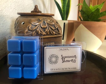 Summer Showers Soy Wax Melts | Soy Wax Melts | Clean Wax Melts | Rain Water Wax Melts | Summer Wax Melts | Mother's Day Gift