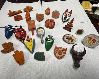 Outstanding collection of Boy Scout neck slides, most are Neal slides