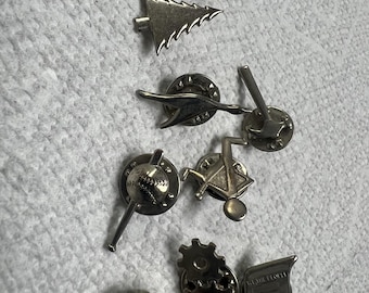 Vintage Boy scout pins. Lot of nine