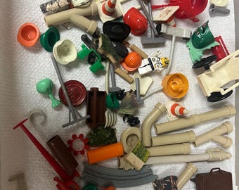 Lot of vintage playmobil  accessories.