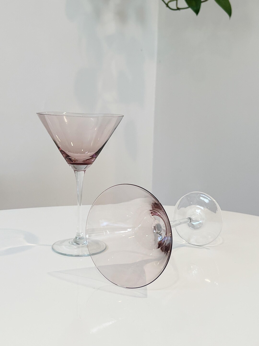 Amber Duotone Martini Glasses- Set of 2 main image 1