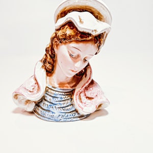 Vintage Virgin Mary Blessed Mother Statue/Bust