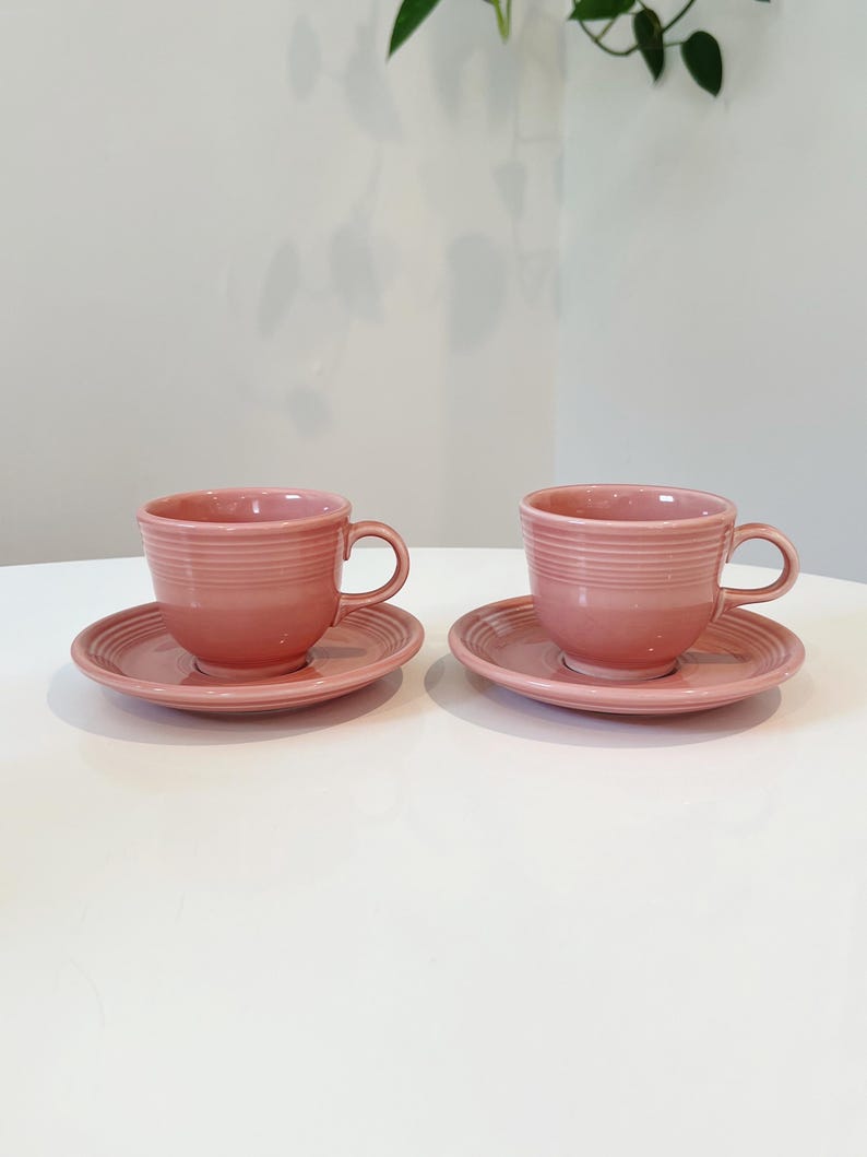 Homer Laughlin Fiesta Cups and Saucers
