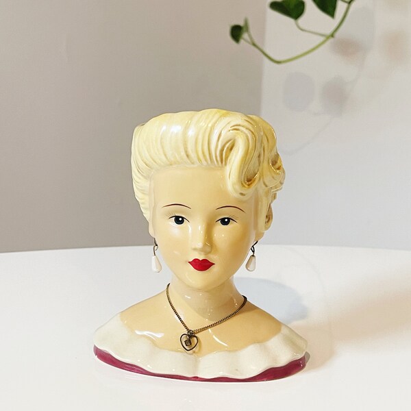 Lady Head Vase Etsy