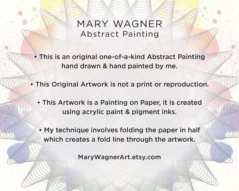 Kleine Tinte Blot Kunst Original Abstrakte Malerei Gelb | Etsy