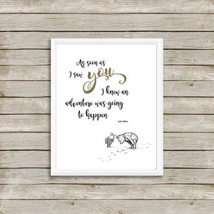 Winnie The Pooh and Piglet
