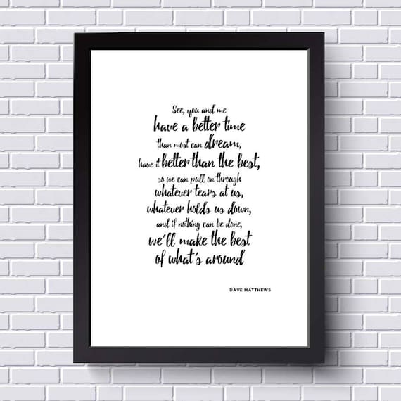 Best of What's Around / DMB - Etsy