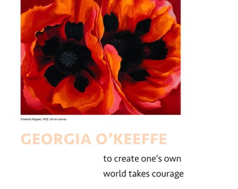 Georgia O'Keefe Poppies