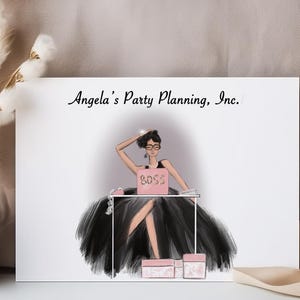 Invito alla festa con biglietto di auguri personalizzato, annuncio Save The Date