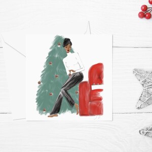 Kerst Feestkaart Briefkaart Feestuitnodiging Feestuitnodiging Bedankkaart Kerstkaart