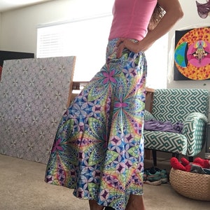 Wide leg flowing pants