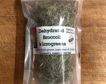 Dehydrated Broccoli Microgreens