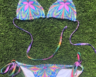 String Bikini Solace Majestic fabric