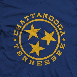 Vintage Chattanooga Tennessee State Flag Design also in Chattanooga, Nashville, Memphis, and Knoxville.
