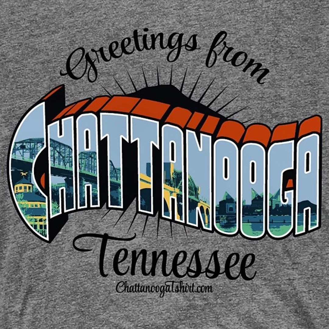 GREETINGS From CHATTANOOGA TENNESSEE Vintage Style Souvenir T picture