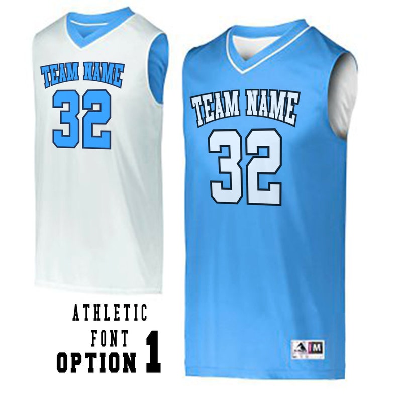 Reversible CUSTOM Basketball Team Name and Number Jersey With Etsy