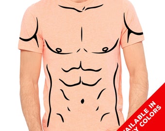 Strong Muscle Man Funny Costume T-shirts ...with sleeve muscles and in many colors.