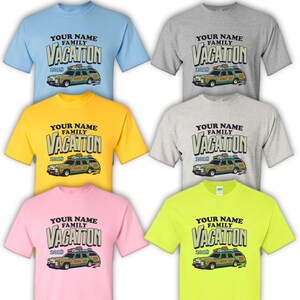 Custom 2024 Griswold "Vacation" Family Road Trip Station Truckster T-shirts for the whole Family!