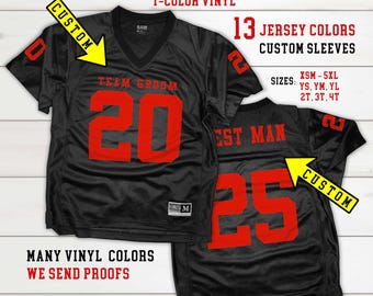 ☆FANCY CLUB☆NUMBERING FOOTBALL JERSEY CUSTOM Football Team Name and Number Jersey With Custom Back