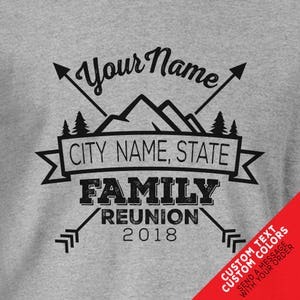 Custom Family Camping in Moutains Vacation Shirts for 2023 image 3