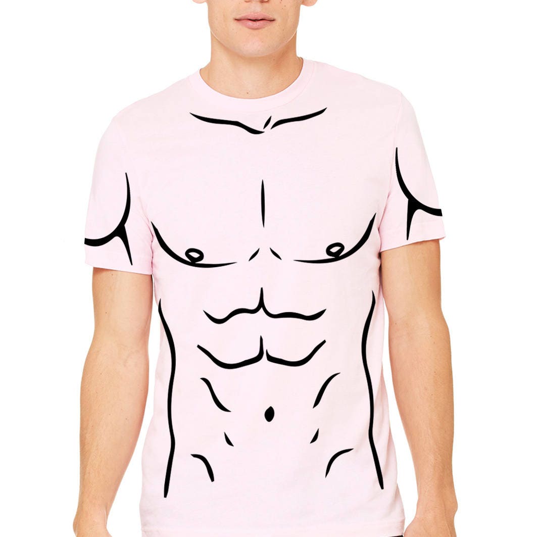 Strong Muscle Man Funny Costume T-shirts with Sleeve Muscles and in Many  Colors. 