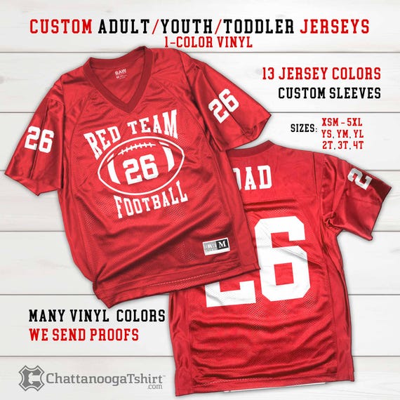 Football Jersey Designs Custom Football Jersey Youth Kids Women