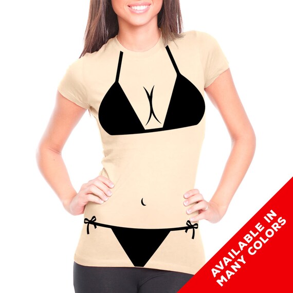 Funny Beach Bikini Costume T-shirts Available in Many Colors