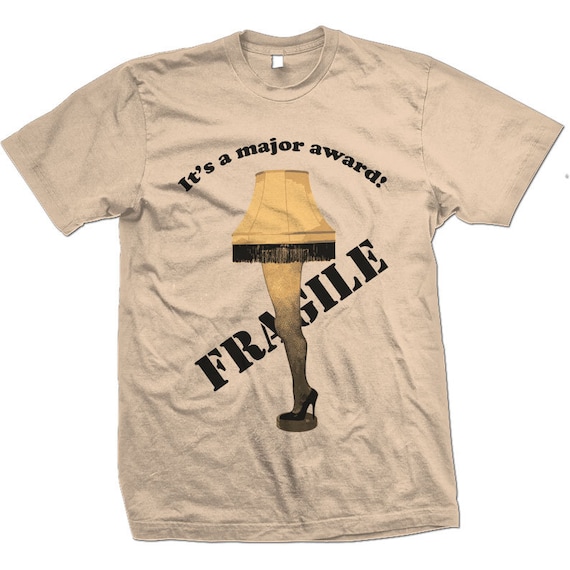 Funny Christmas Fudge Definition Leg Lamp Fragile Tshirt T-Shirt Funny Christmas Fudge Definition Leg Lamp Fragile Tshirt T-Shirt