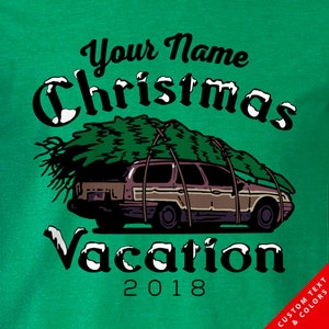 Custom Family Name - Griswold Station Wagon - Christmas Vacation - Christmas Tree Shirts for 2023
