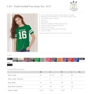 Custom Vintage Football Jersey T-Shirts – Personalize Name, Number & Team Design – Family Matching Retro Fan Tee in All Kids and Adult Sizes