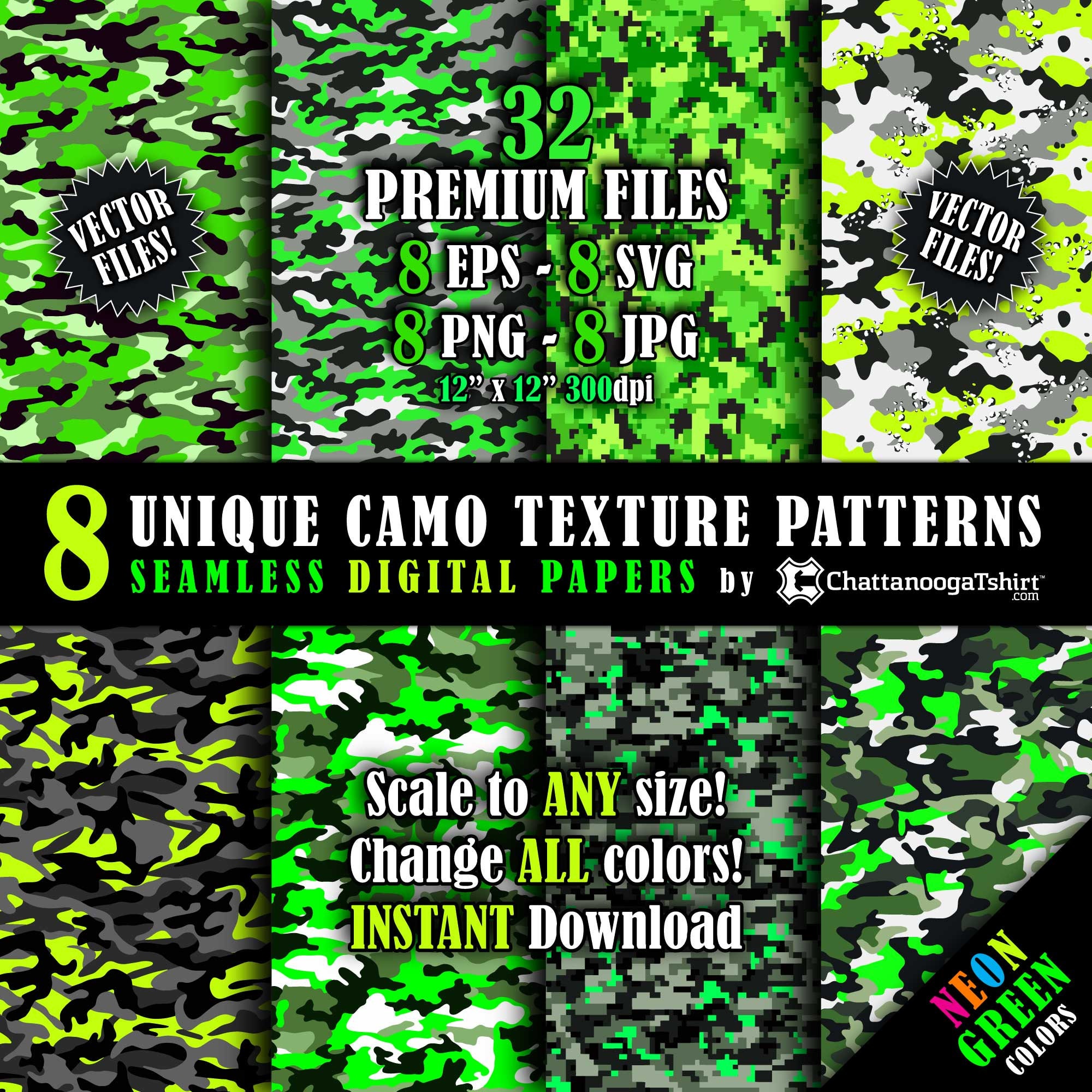 Neon green and gray UFO camouflage is a bright seamless pattern that can be  used as a camo print for clothing and background and backdrop or computer  wallpaper Stock Vector