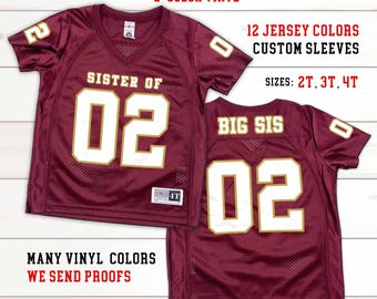 Custom Toddler Football Jersey: Personalized Team Name & Number