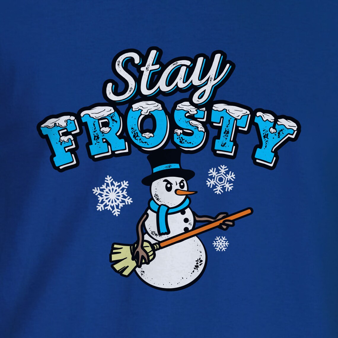 Stay Frosty the Snowman Christmas T-Shirts Etsy