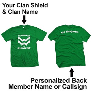 Koszulka Clash of Clans z personalizacją: spersonalizowana tarcza i nazwa klanu zdjęcie 4