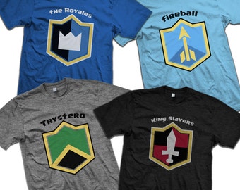 AANGEPASTE Royale met T-shirts! Gepersonaliseerde overhemden met badge