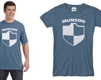 Custom Clan Shield T-shirt: Personalized Team Name Member Name