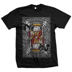 T-shirt de créateur de cartes à jouer King de Chattanooga Tshirt
