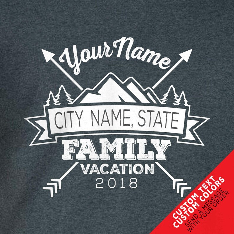 Custom Family Camping in Moutains Vacation Shirts for 2023 image 1