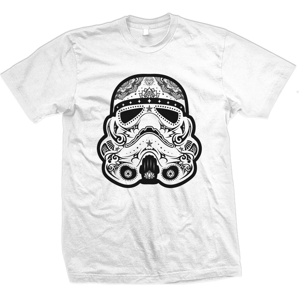 Sugar Skull Storm Trooper Tee - Etsy