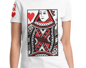 Queens of Poker Spades, Clubs, Hearts, and Diamonds